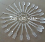 spoon and fork and knife mould